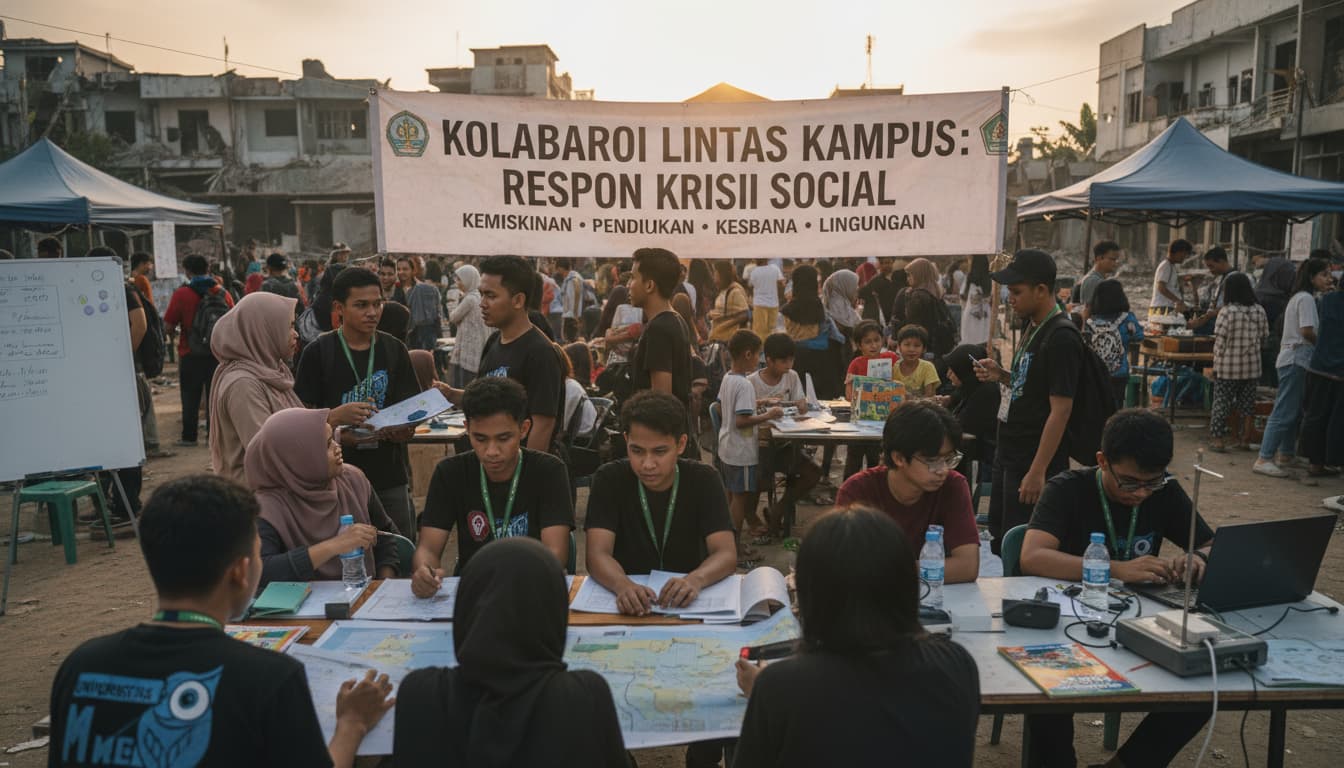 Riset Berbasis Pengabdian: Kolaborasi Lintas Kampus dalam Menjawab Krisis Sosial